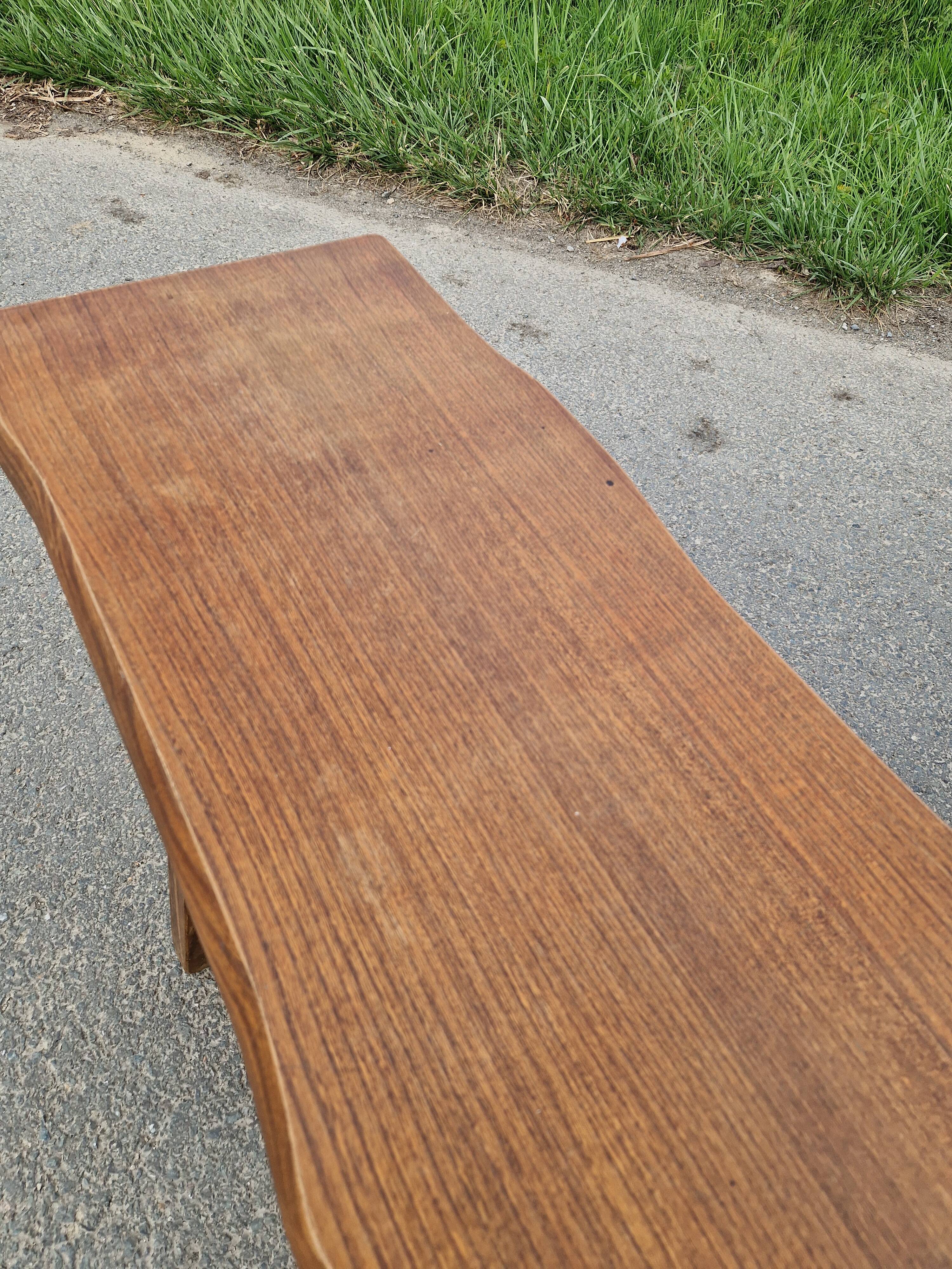 Lot de 2 bancs en orme massif par Aranjou