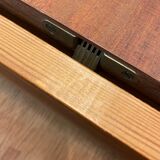Danish round extending dining table in teak 1960s