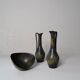 Collection of 3 ceramic vessels by Gunnar Nylund Rörstrand Sweden, 1950s