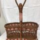 Door rattan bottles from the 60s