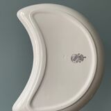 4 vintage half-moon cups in Lunéville earthenware