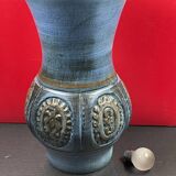 Contemporary ceramic Large vase, Jean de LESPINASSE - 1950, H 35 cm