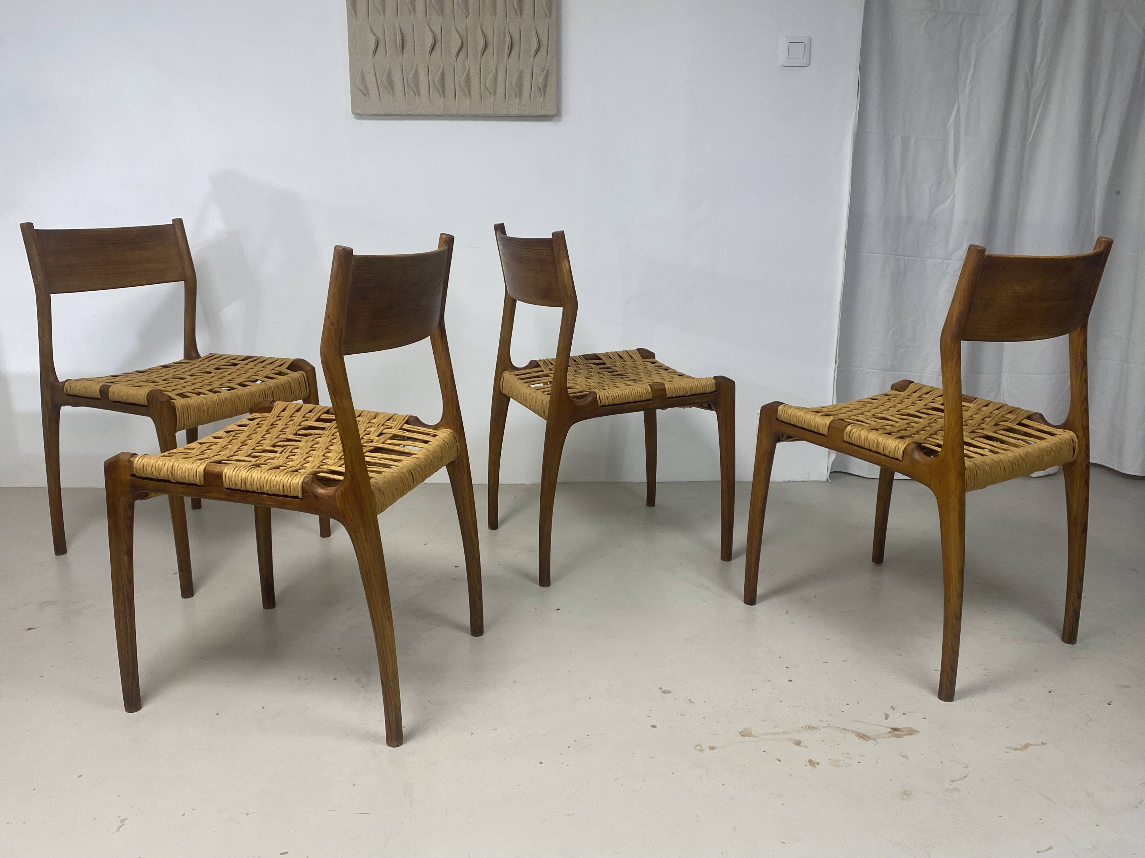 Set of 4 Havana chairs – Gessef, Consorzio Sedie Friuli.