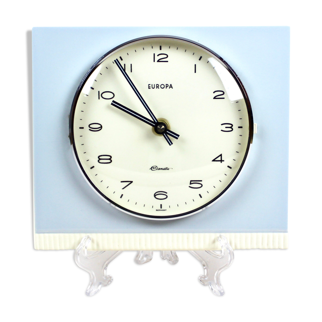 Horloge de Bureau à Poser, Motif Floral Unique, idéale pour