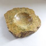 Imposing vintage alabaster ashtray