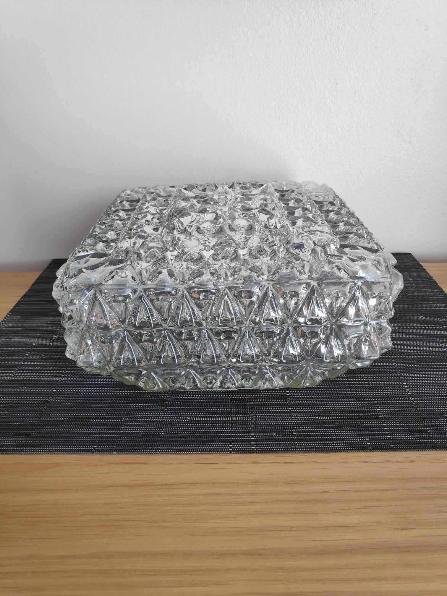 Large Clairopal glass ceiling light from the 60s