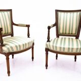 A pair of armchairs, Sweden, circa 1870.