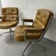 Lobby  Chair Charles & Ray Eames Édition édition Herman Miller Vintage