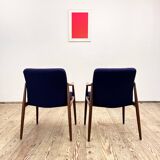 Two Mid-Century Modern Teak Armchairs by Hartmut Lohmeyer for Wilkhahn, 1950s