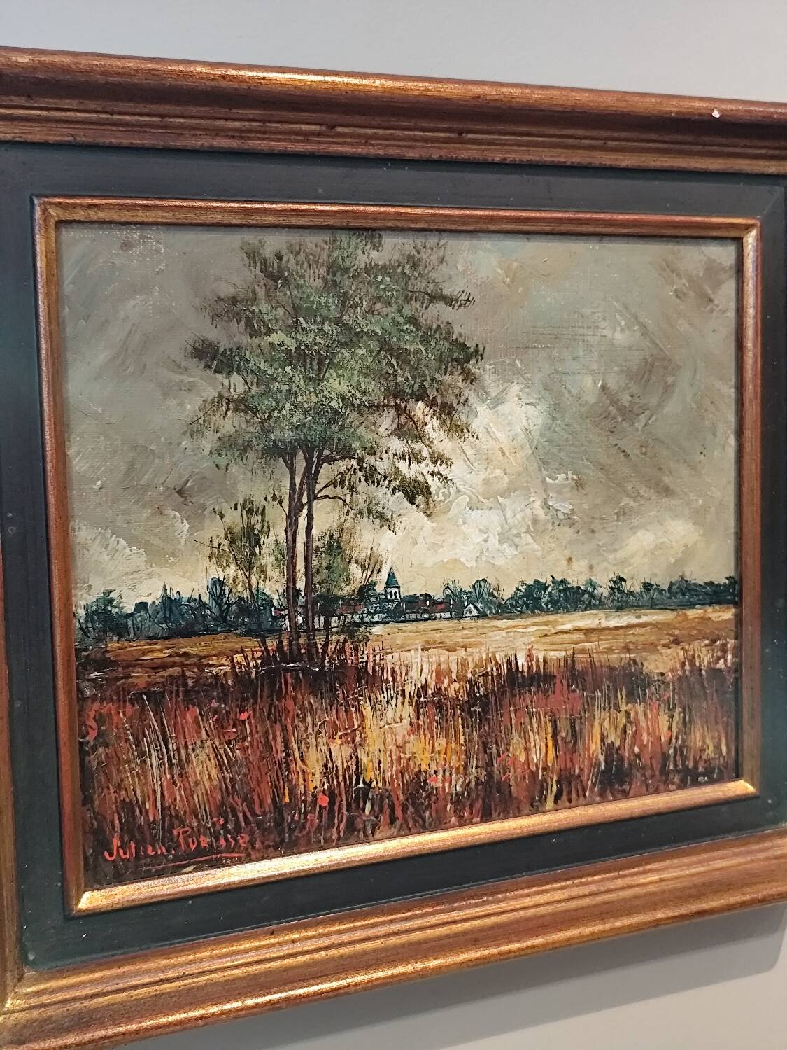 Julien Porisse (1927): Oil on canvas signed