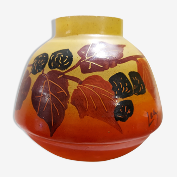 Vase en verre art deco 1930