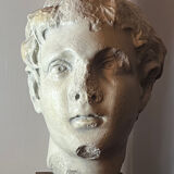 Bust, head of a young man - reproduction from the museum of Sens