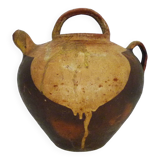 Old goat, jug, gargoulette, sandstone water pitcher. nineteenth century