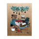 Peinture A5 Goûter de Noël