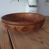 Wooden fruit bowl