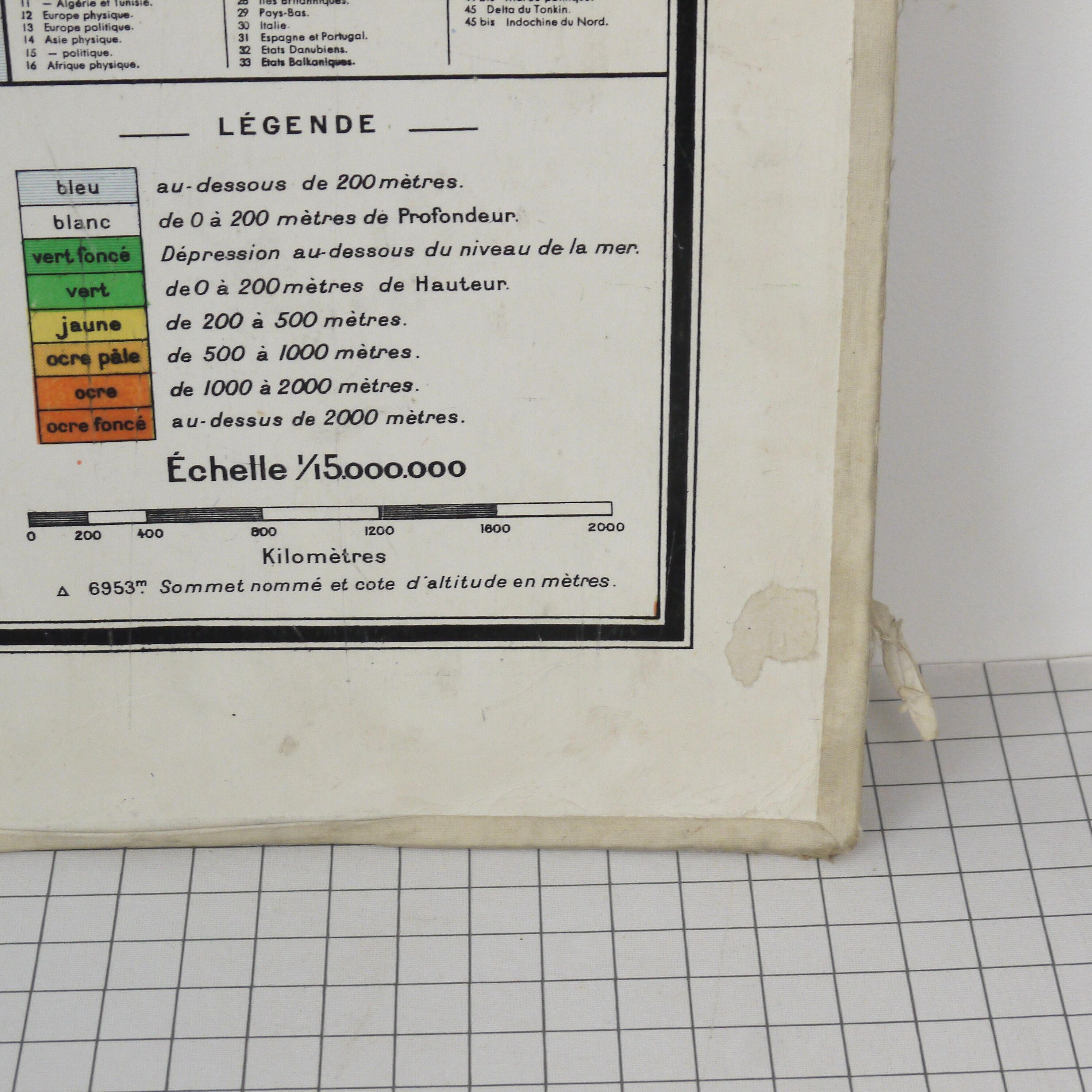 Vidal-Lablache - American Continent map