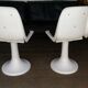 Paire de chaises pied tulipe circa 1970