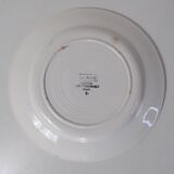 Digoin sarreguemines 2 flat plates la rose