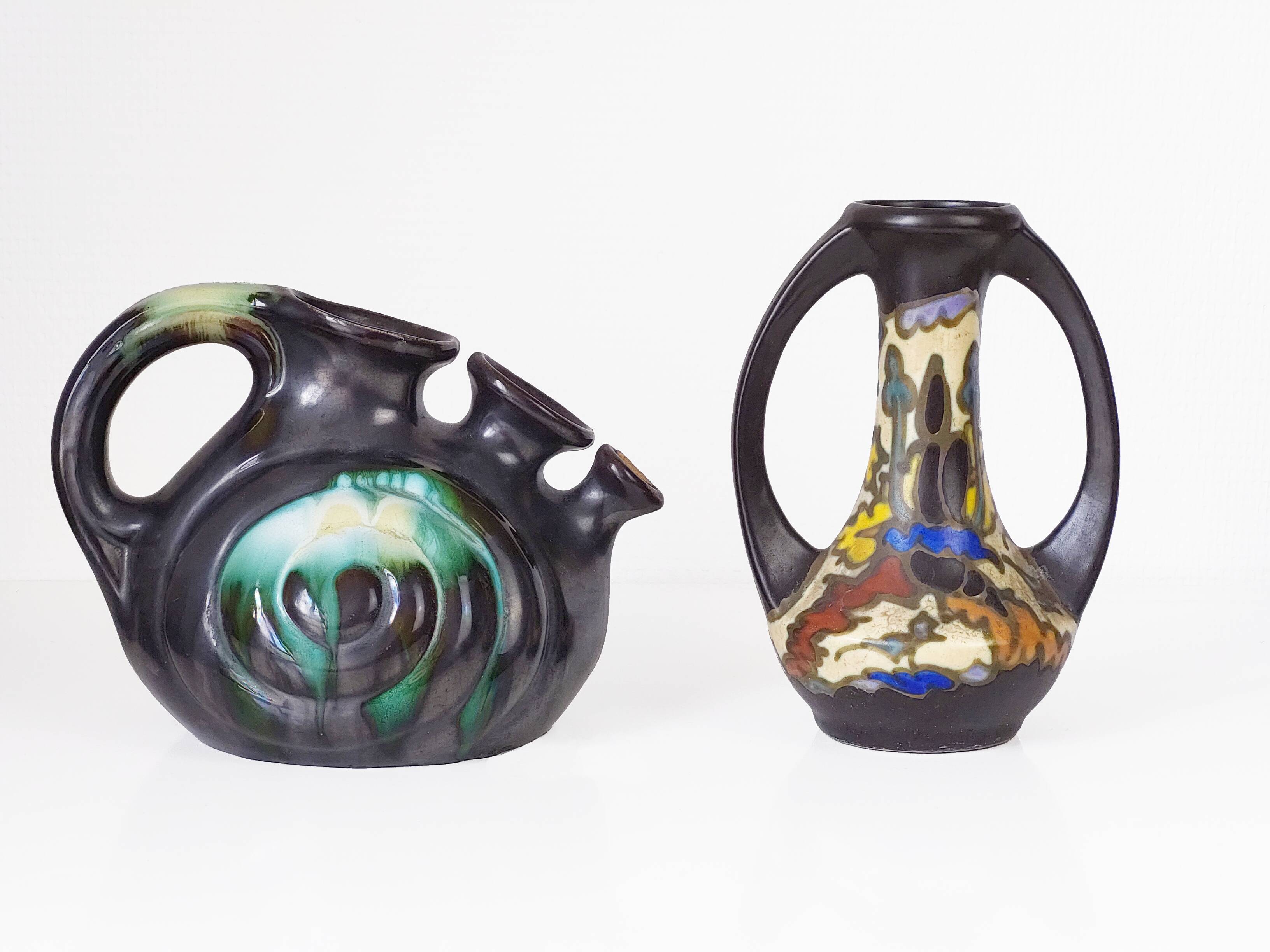 Two ceramic vases