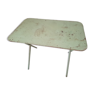 Industrial metal table