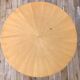 Tripod coffee table in wood and two-tone marquetry Scandinavian design 50s-60s