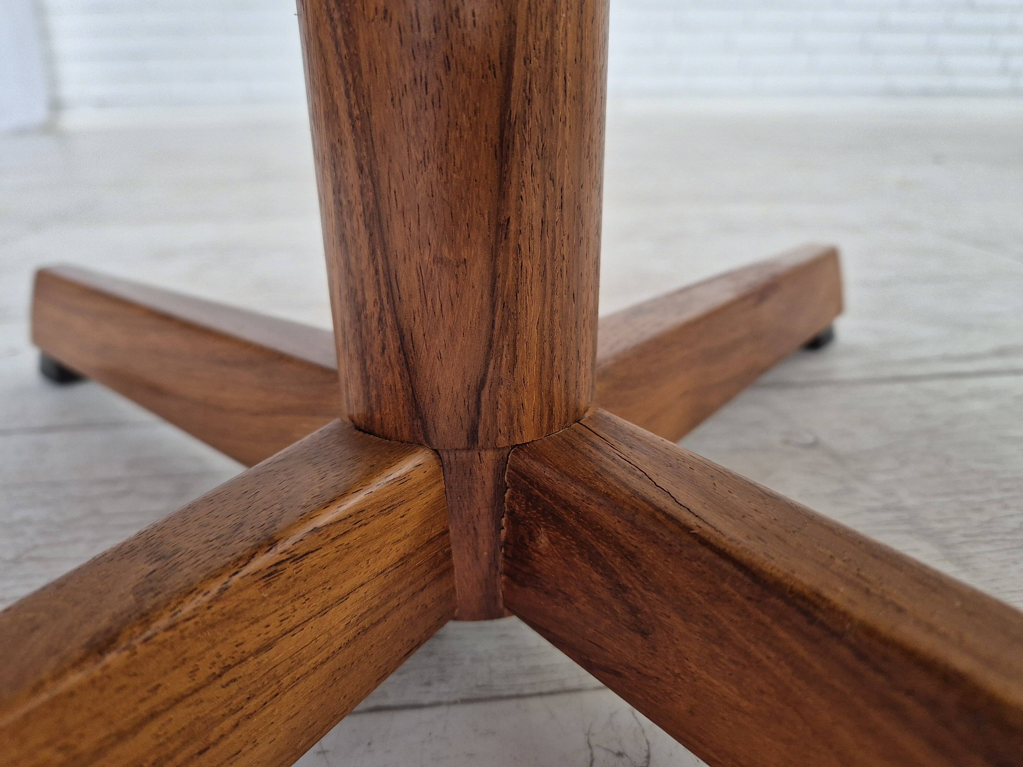 1970s, Danish design by Madsen & Schubell, adjustable footstool, original condition.