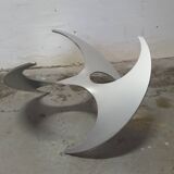 "Propeller" coffee table designed by Knut Hesterberg, Ronald Schmitt edition