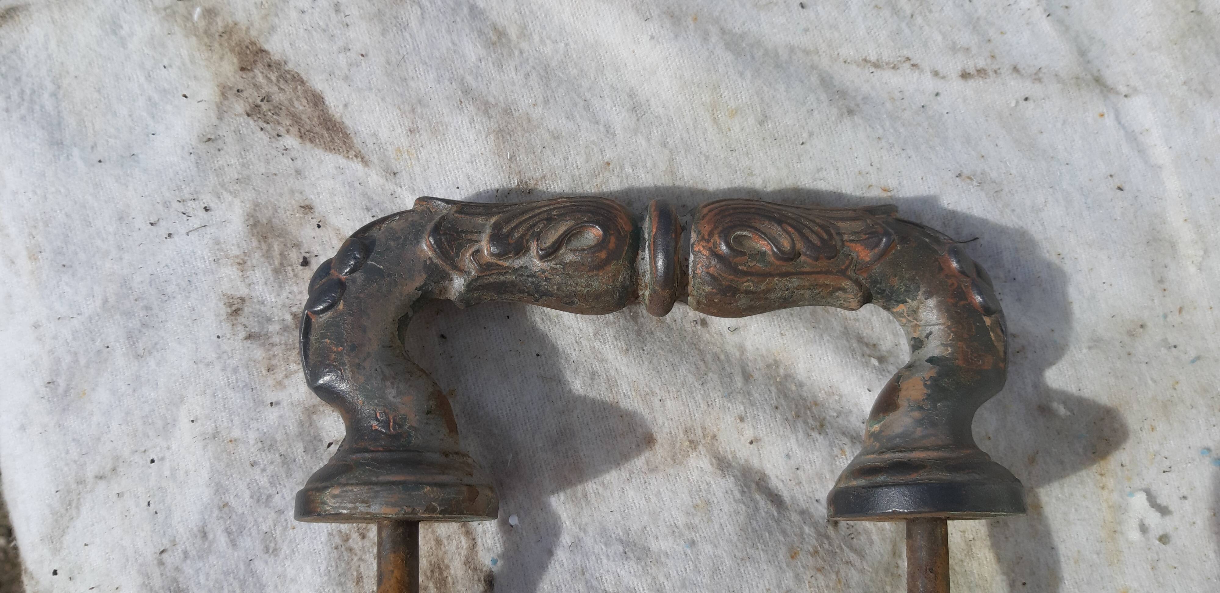 Cast iron door handle 1900