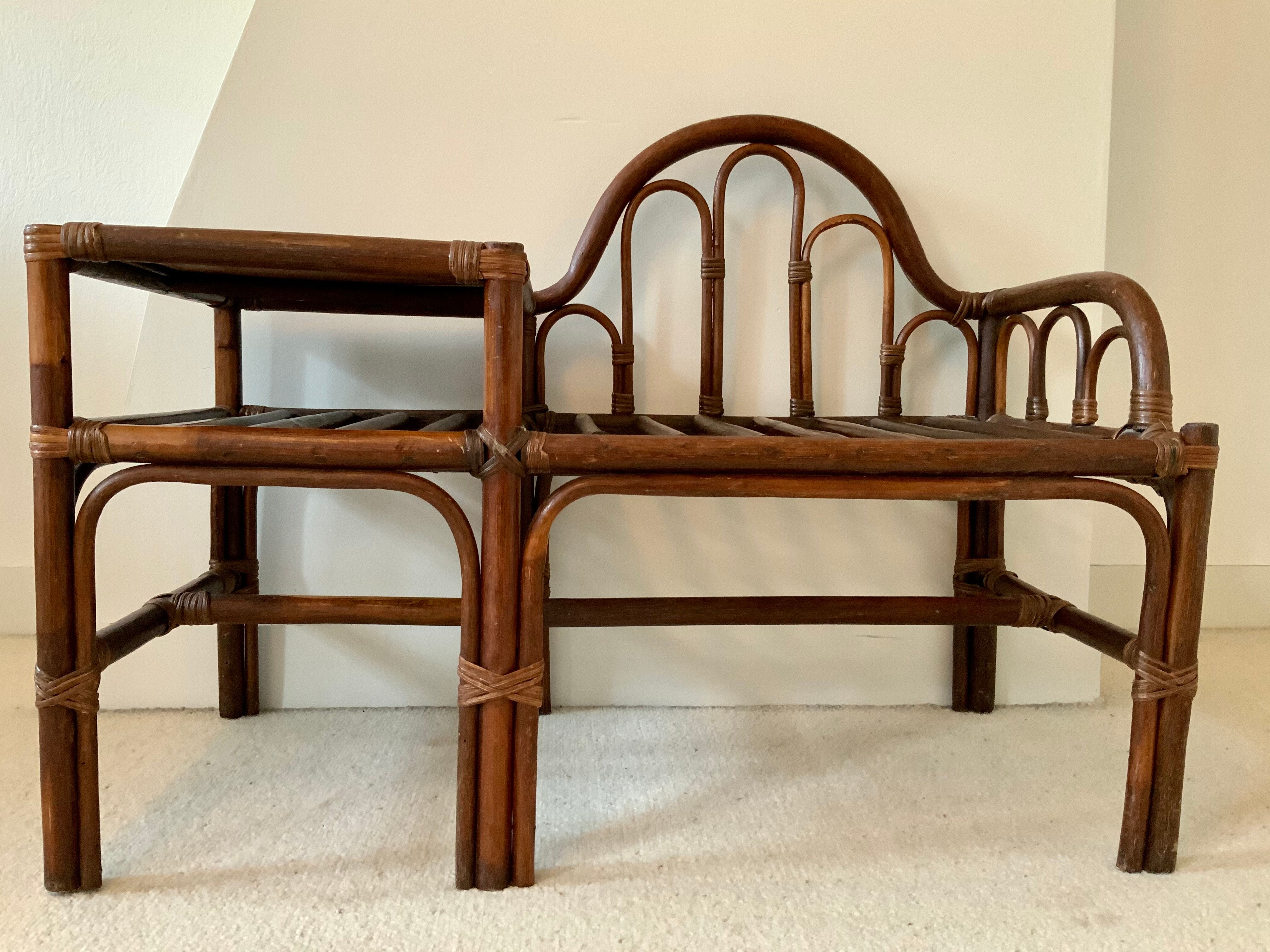 Rattan phone furniture