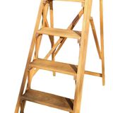 Vintage folding stepladder display 5 steps
