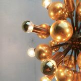 Atomic Brass Ceiling Suspension by Dorothee Becker for Cosack, 1970s.