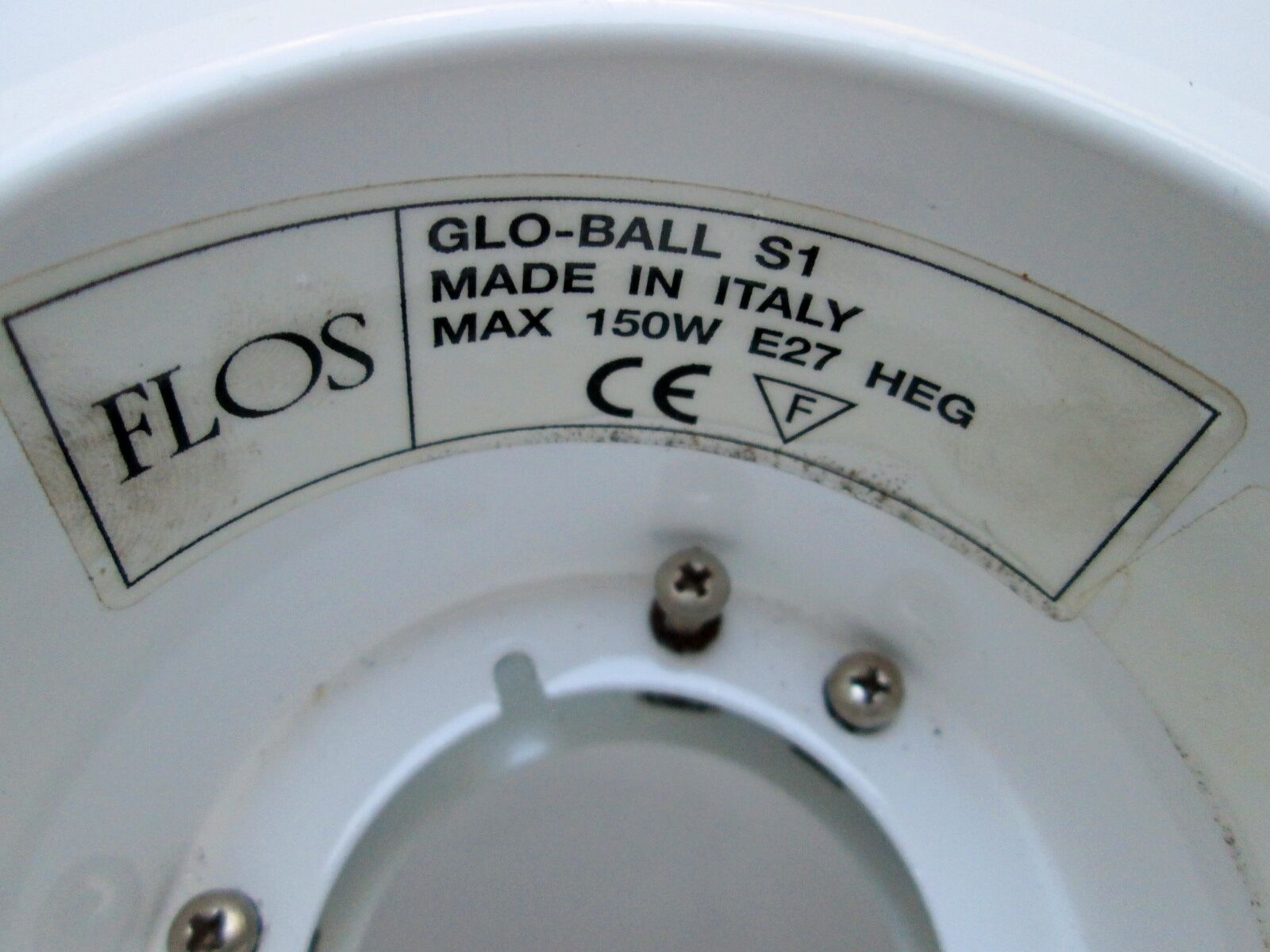 Glo-Ball S1 hanging lamp by Jasper Morrison for Flos 1998