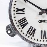 Industrial cast iron gents of leicester clock