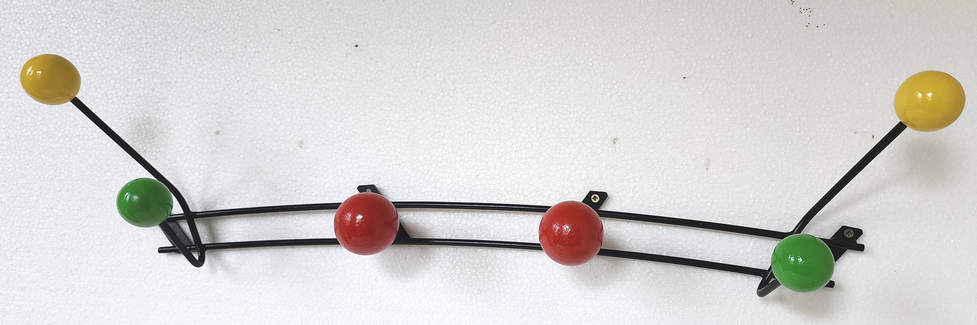 Vintage wall coat rack