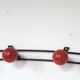 Vintage wall coat rack