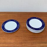 German series of postmodern flying object plates by David Palterer and Sieger Design for Arzberg, 1990s, set of 8.