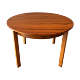 Table ronde vintage avec rallonge intégrée