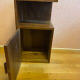 Piece of sofa, in Art Deco walnut