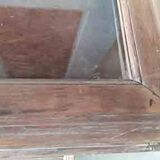 Old jewelry showcase