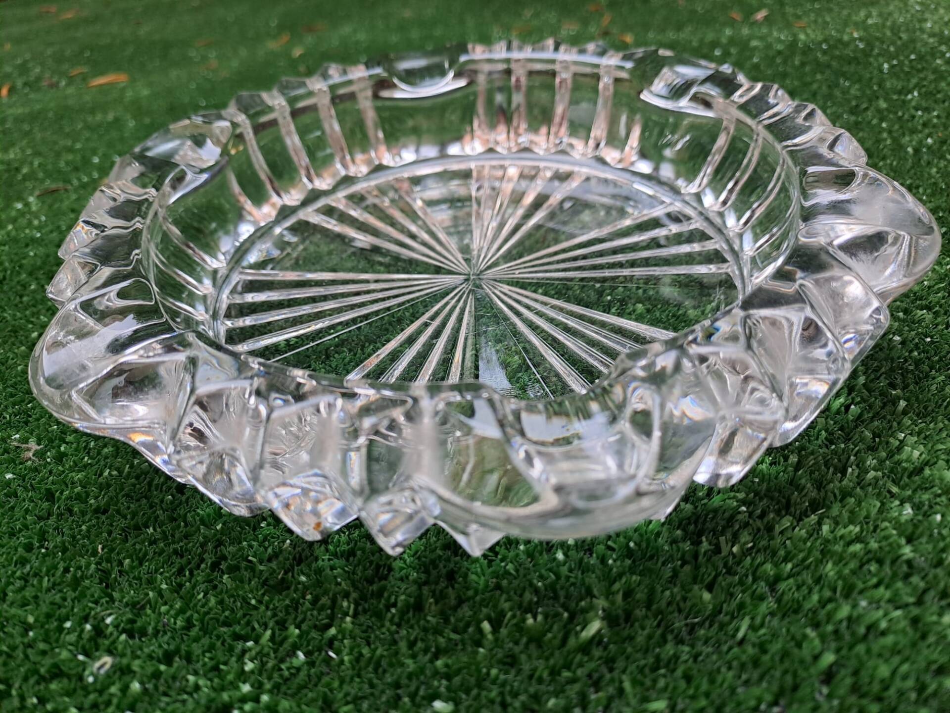 Glass ashtray from Reims