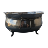 Cache silver metal jar