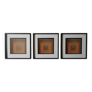 Triptyque Tableaux Vintage - victor