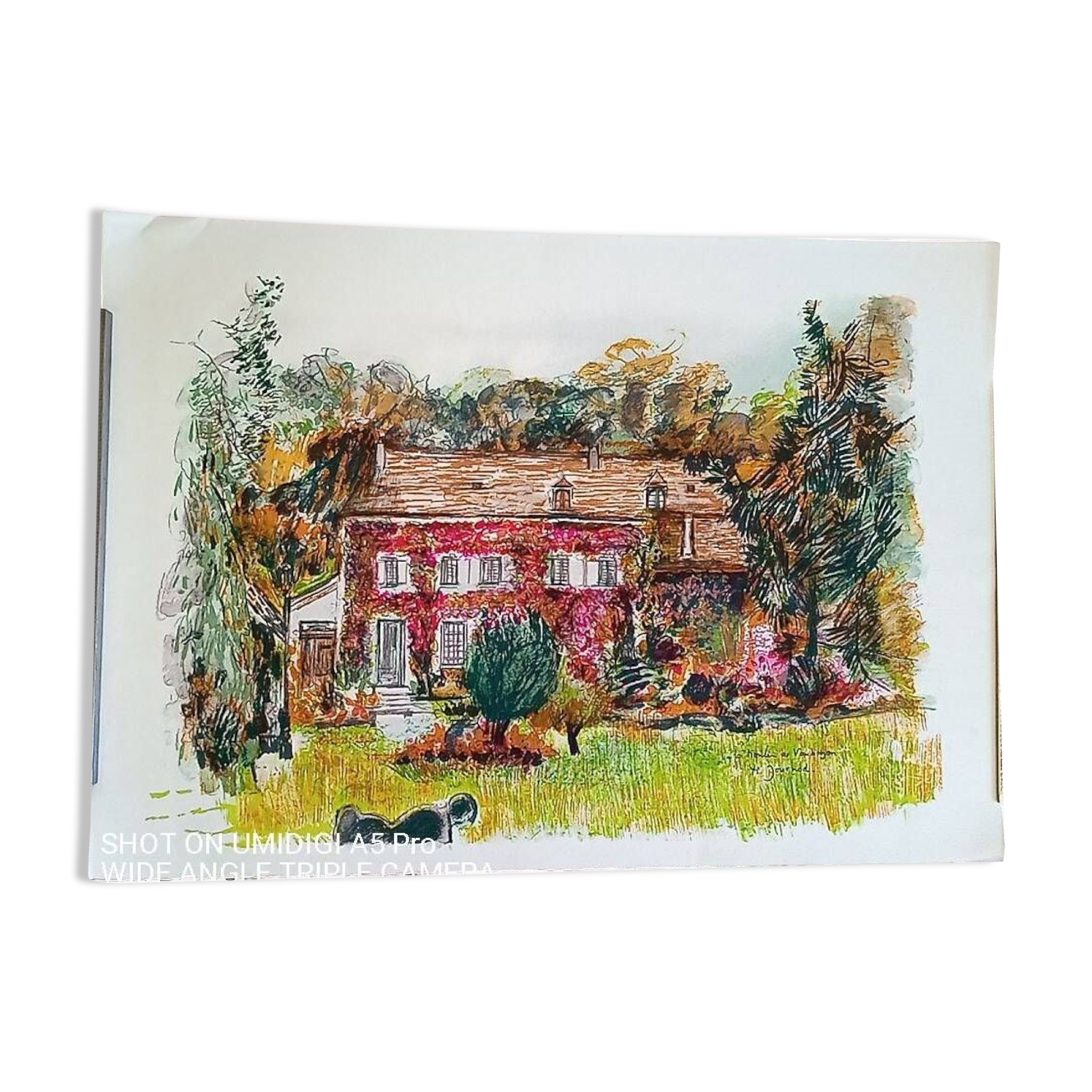 Monique Journod (1934) - art offset lithograph - signed - 40 x 57 cm