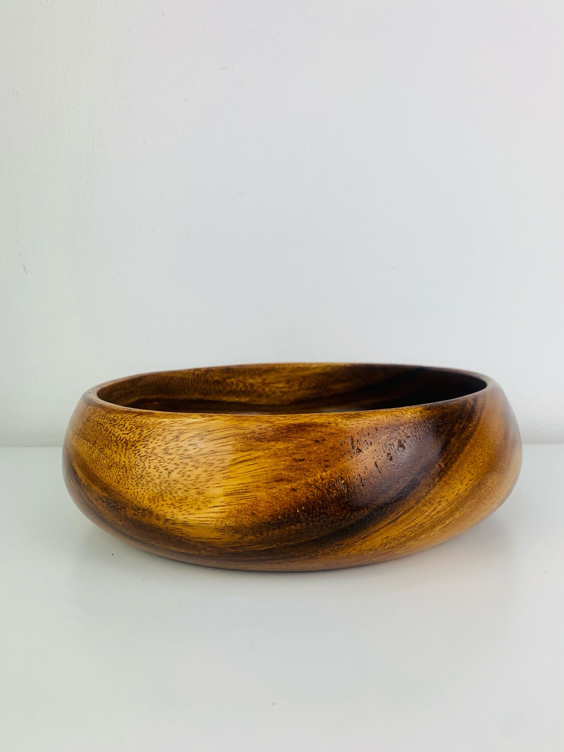 Scandinavian teak fruit bowl, 1960s