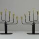 Pair of Seven-Candle Candelabras — Gunnar Ander for Ystad-Metall, Sweden, 1960s