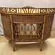 Art Nouveau Ladies' Writing Desk in Oak & Rattan, circa 1910
