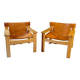 Pair of Scandinavian armchairs "Natura" by Karine Mobring.
