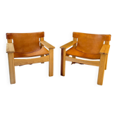 Paire de fauteuils scandinave "Natura" de Karine Mobring.