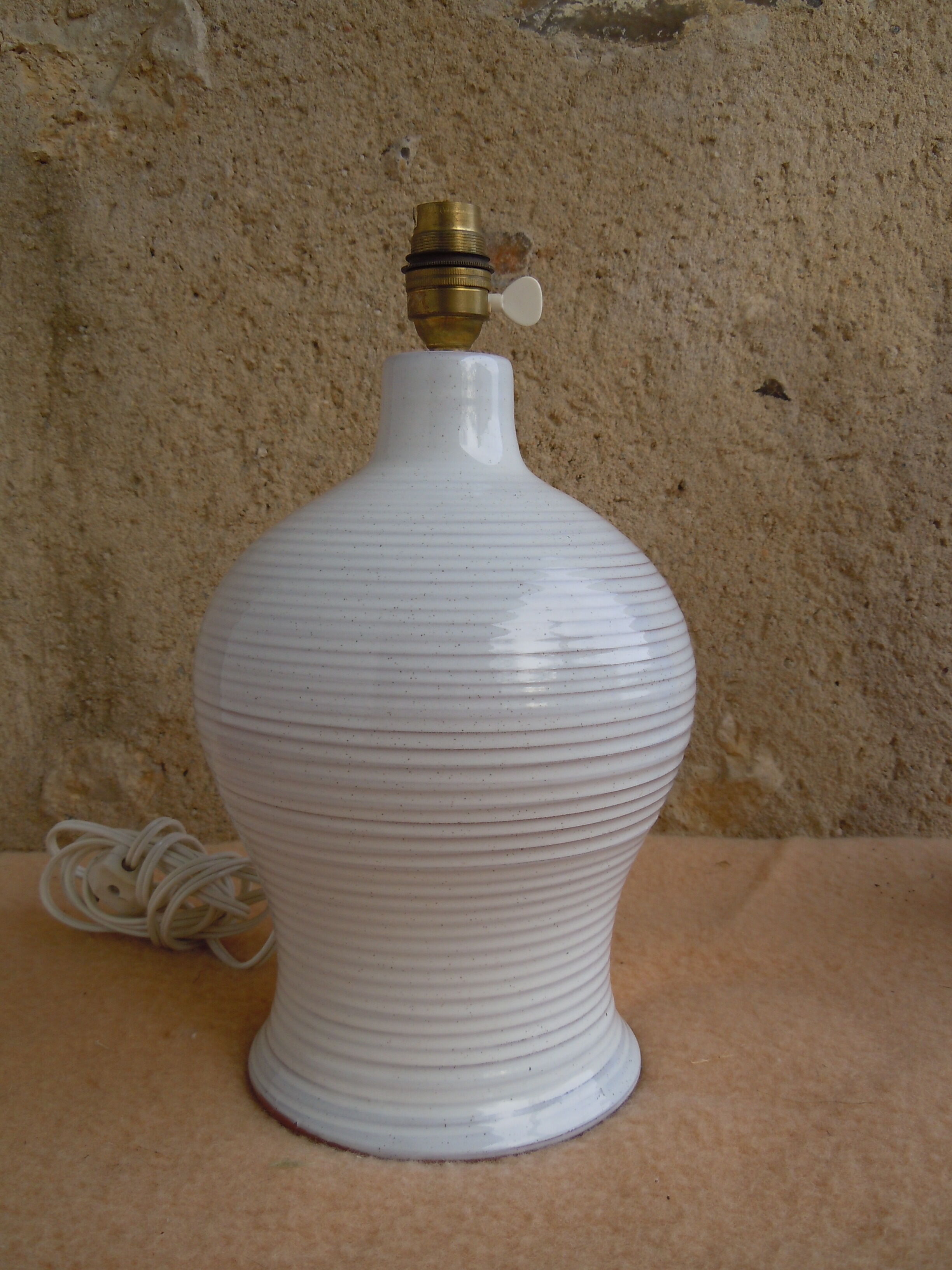 vintage ceramic lamp 50s