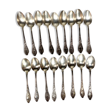 Antique silver-plated spoons